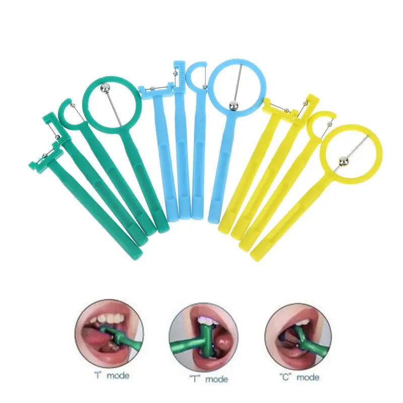 (HB05)4Pc Tongue Tip Oral Care Exercise For Children Speech Therapy Autism Sensory Rehabilitation Oral Tongue Muscle Trainer