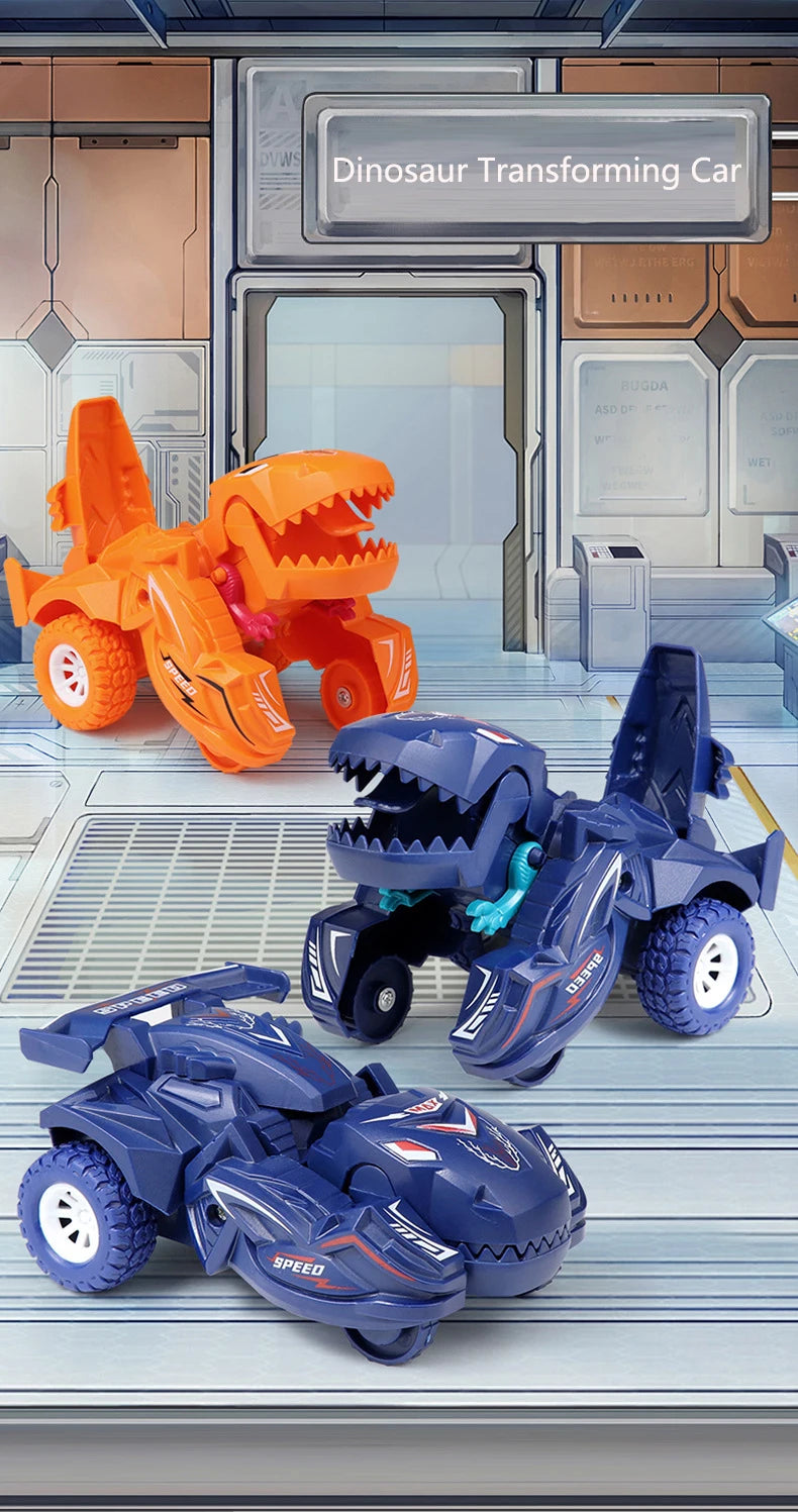 Dinosaur Deformation Car