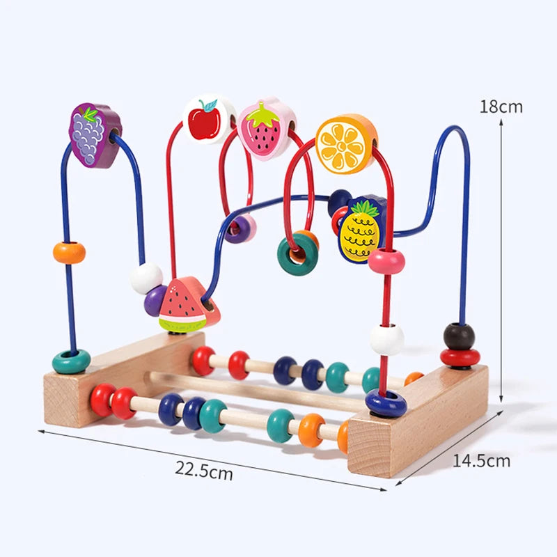 Wooden Animal Bead Maze