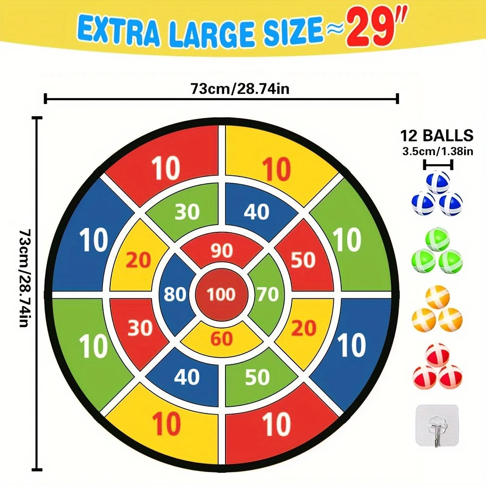 Montessori Sticky Dartboard Game