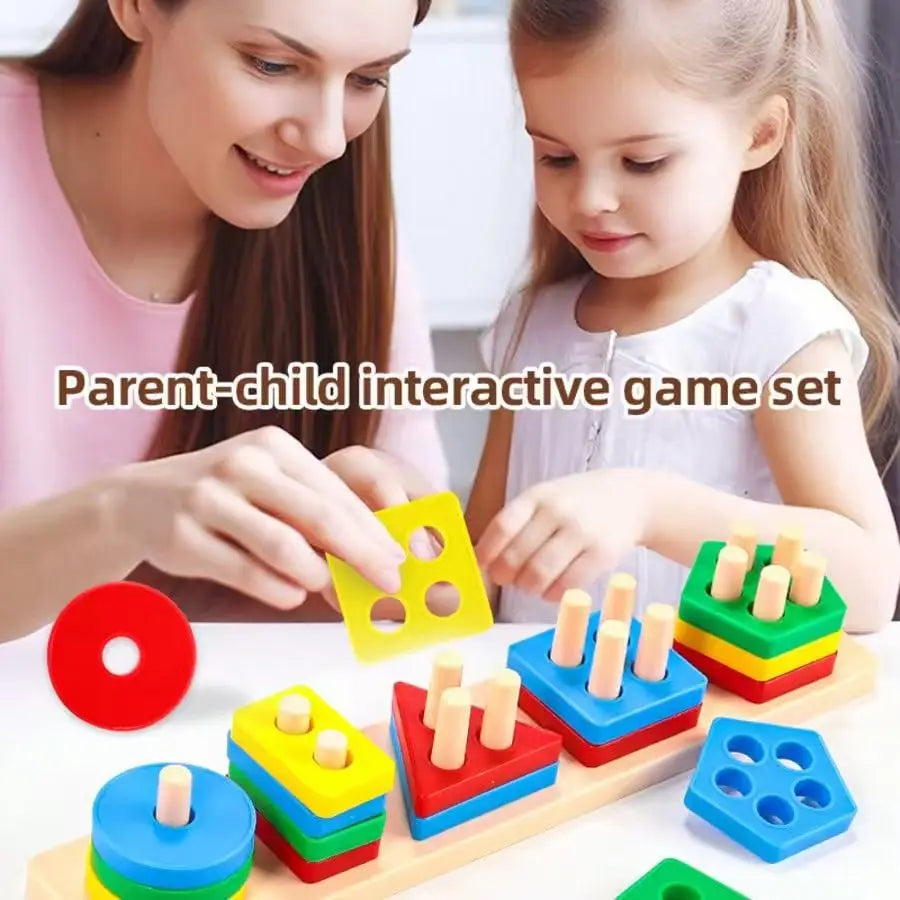 Montessori Shape Matching Board