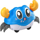 Crawling Crab Tummy Time Walking Dancing Toy Baby Sensory Toys Infant Learning Crawl Gifts Double Force Walking Crawling kid Toy