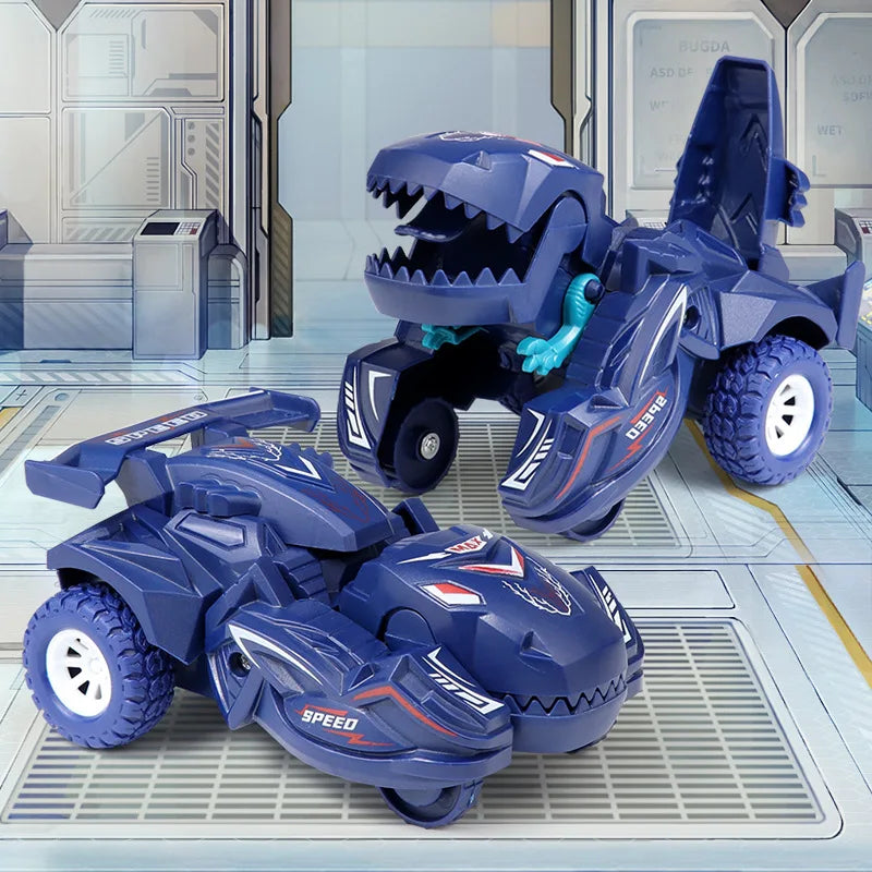 Dinosaur Deformation Car