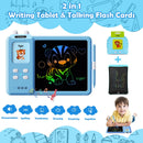 224 Words Talking Flash Cards LCD Writing Tablet Board Pad Toy Preschool Montessori Speech Therapy Autism Toys for Kids Toddlers