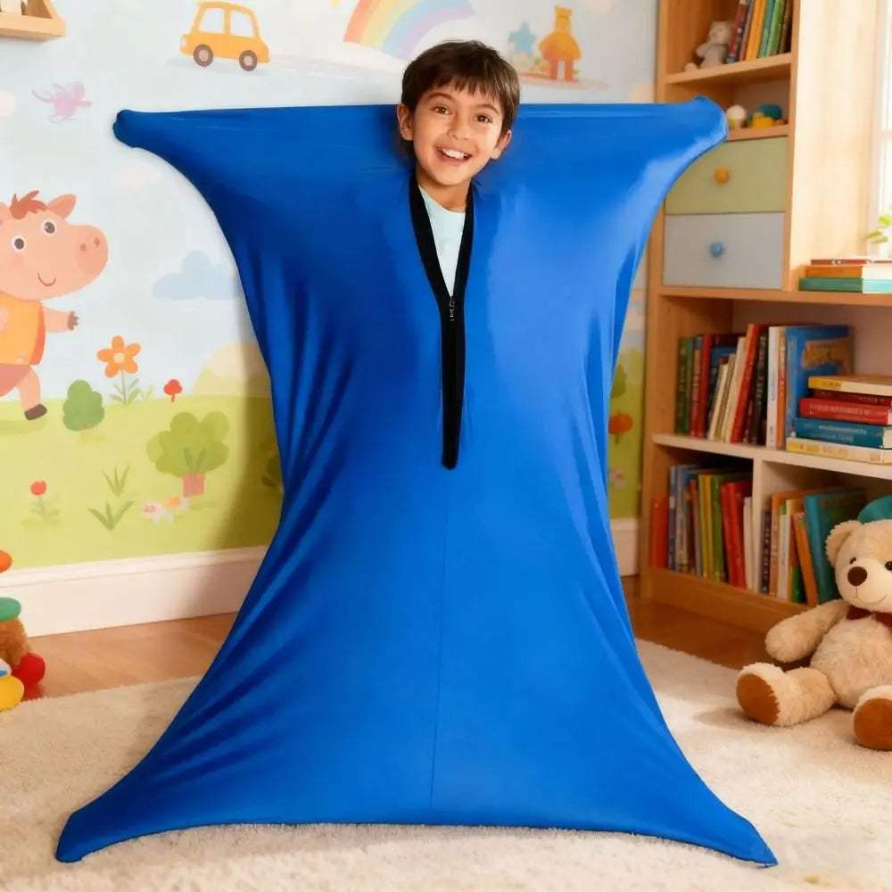 Elastic Stretchable Sensory Socks Elastic Human Sensory Training Autism Body Sock Seamless Sensory Needs Stretch Bag