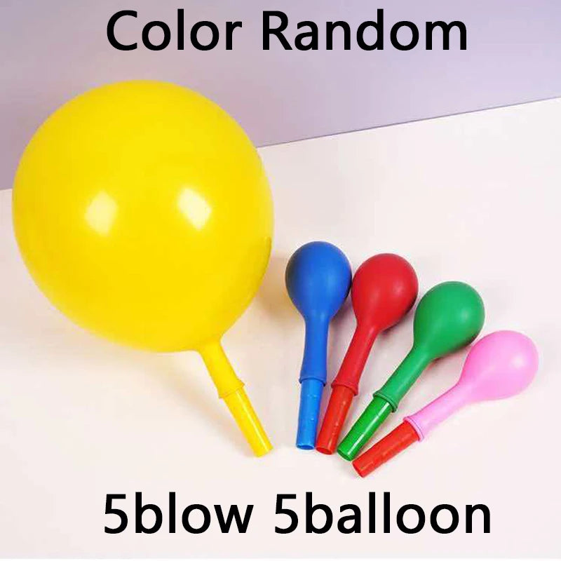 Blowing Balloons Sensory Toys Breathing Exerciser Speech Lung Respiratory Training Birthday Party Favors Adults Kids Boys Girls