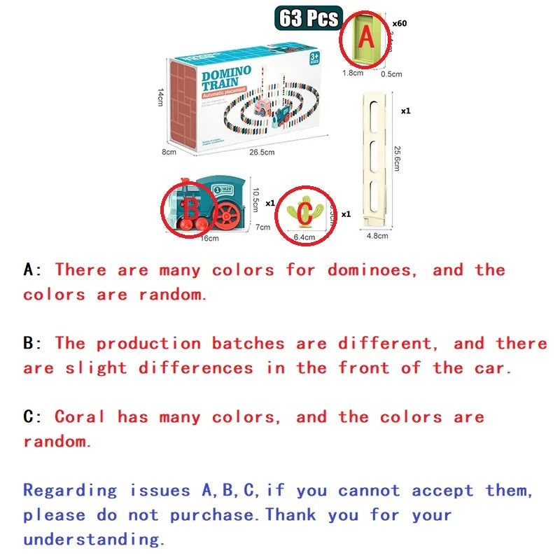 Automatic Domino Train