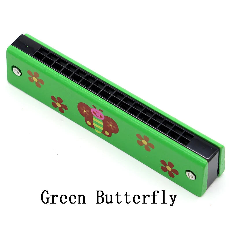 Wooden Harmonica Musical Toy