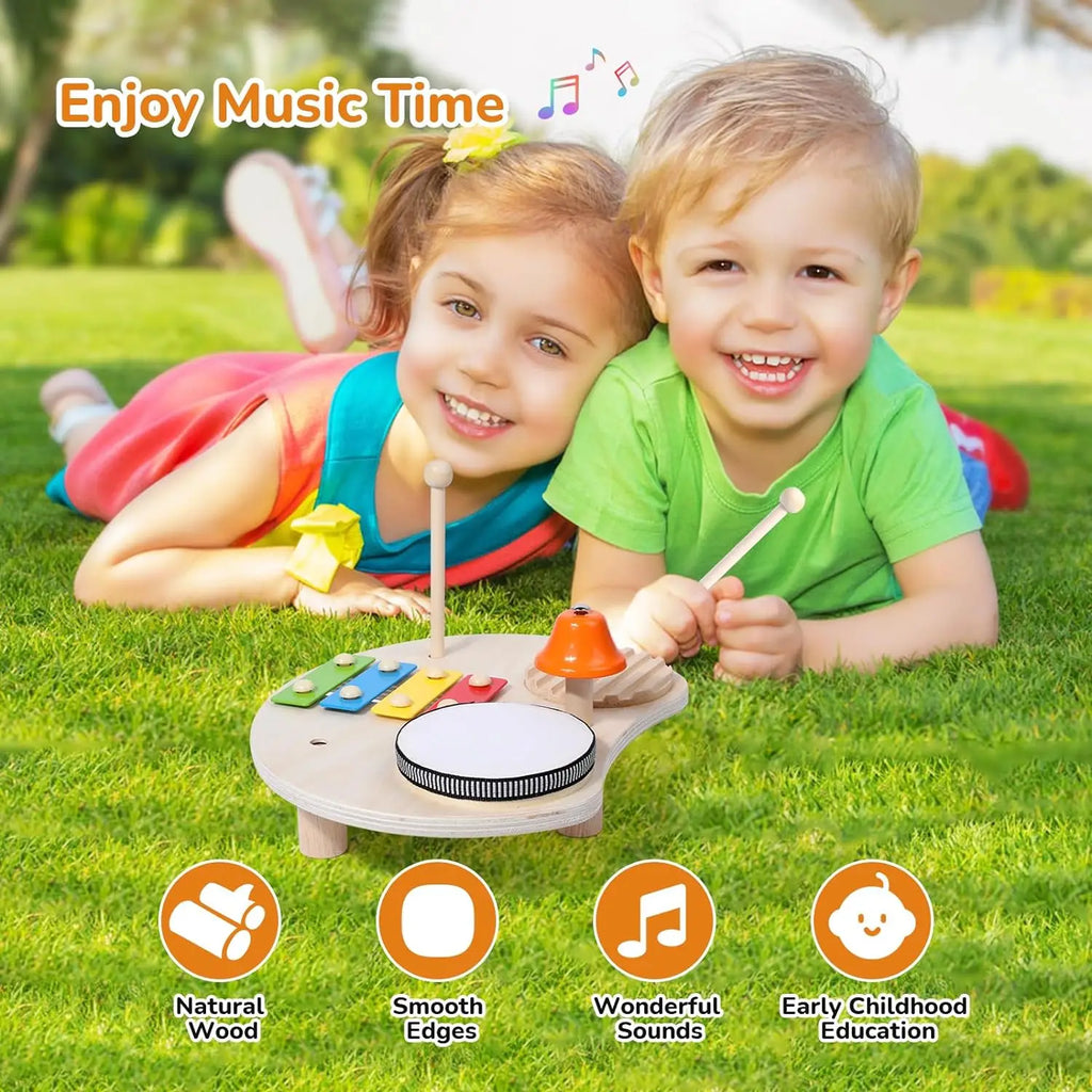Wooden 7-in-1 Musical Table