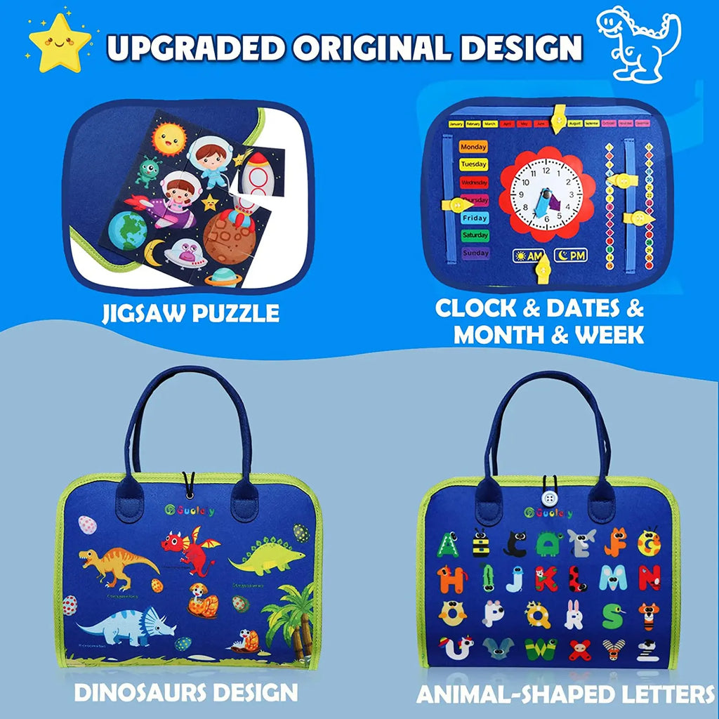 Montessori Busy Board Activity Bag