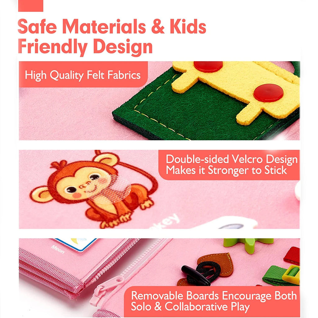 Montessori Busy Board Activity Bag