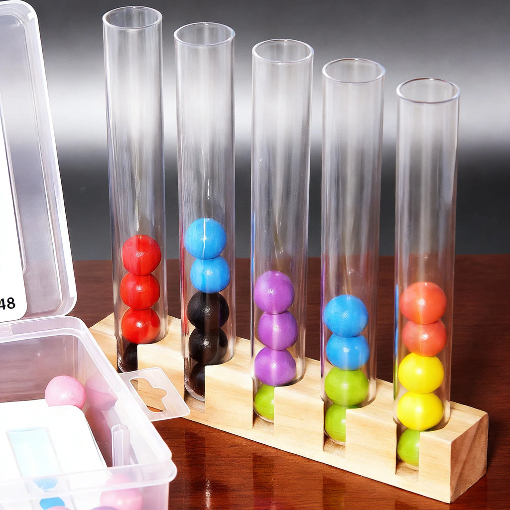 Color Bead Sorting & Tweezers