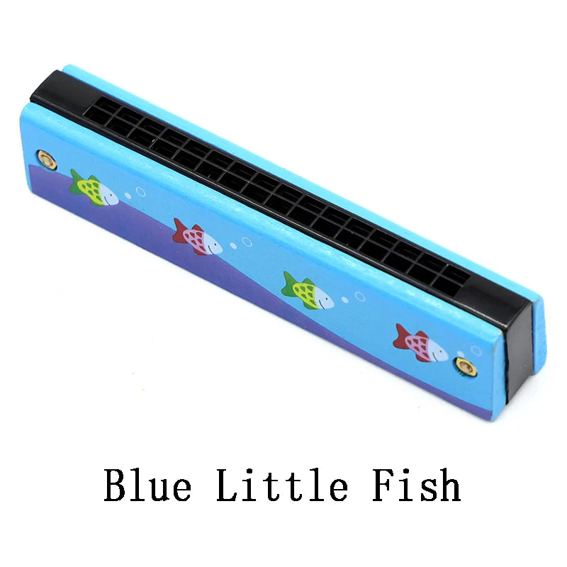 Wooden Harmonica Musical Toy