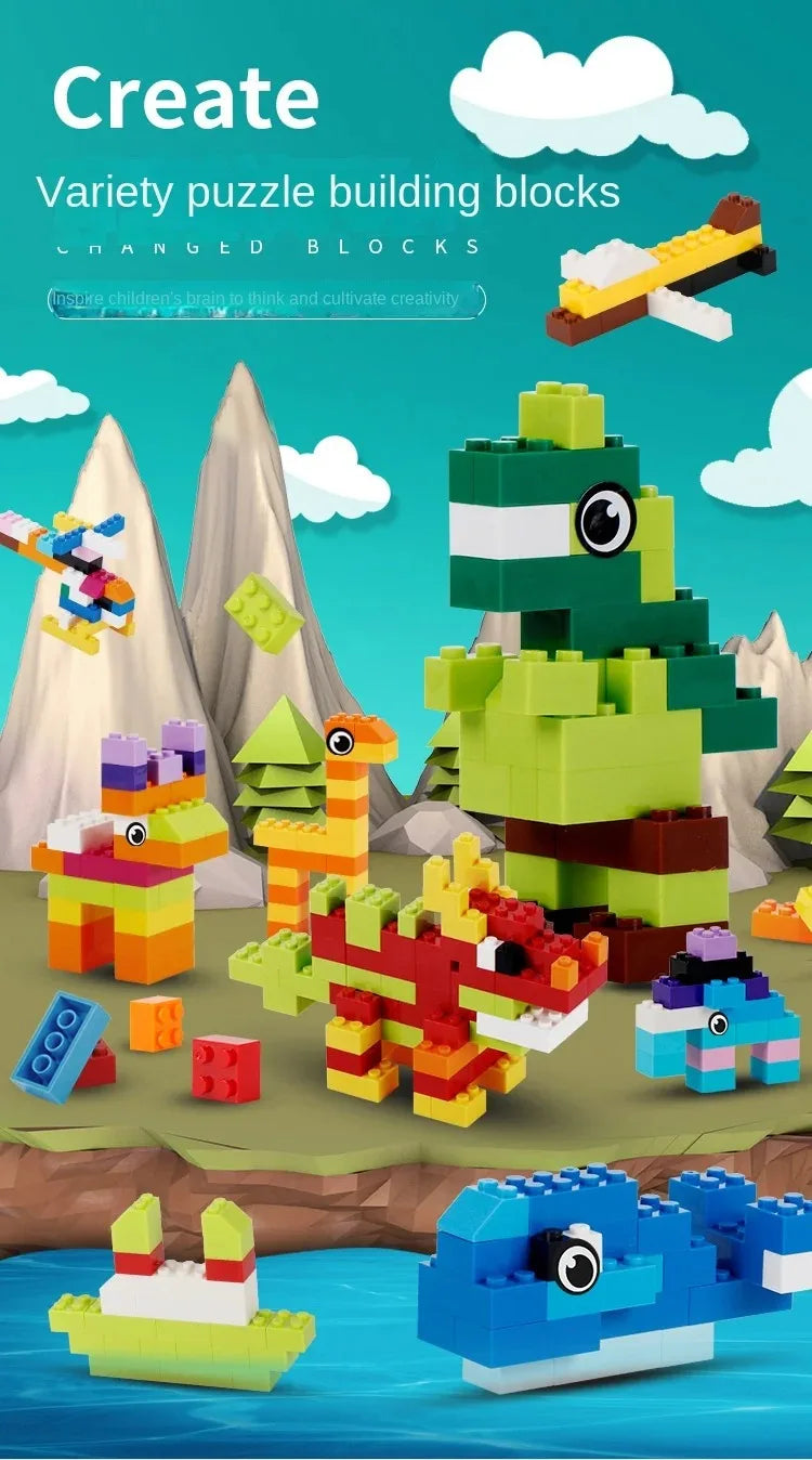 Creative Building Bricks Bulk Set