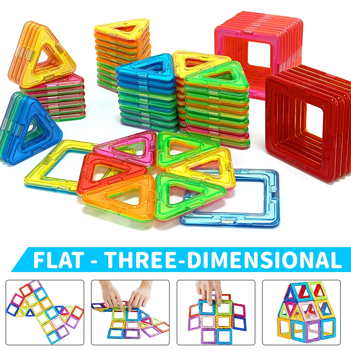 MagniBuild Magnetic Tiles