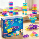 40 PCS Sensory Soft Building Blocks for Toddlers Squishy Stacking Toy Set Stretchable Early Learning Construction Playset