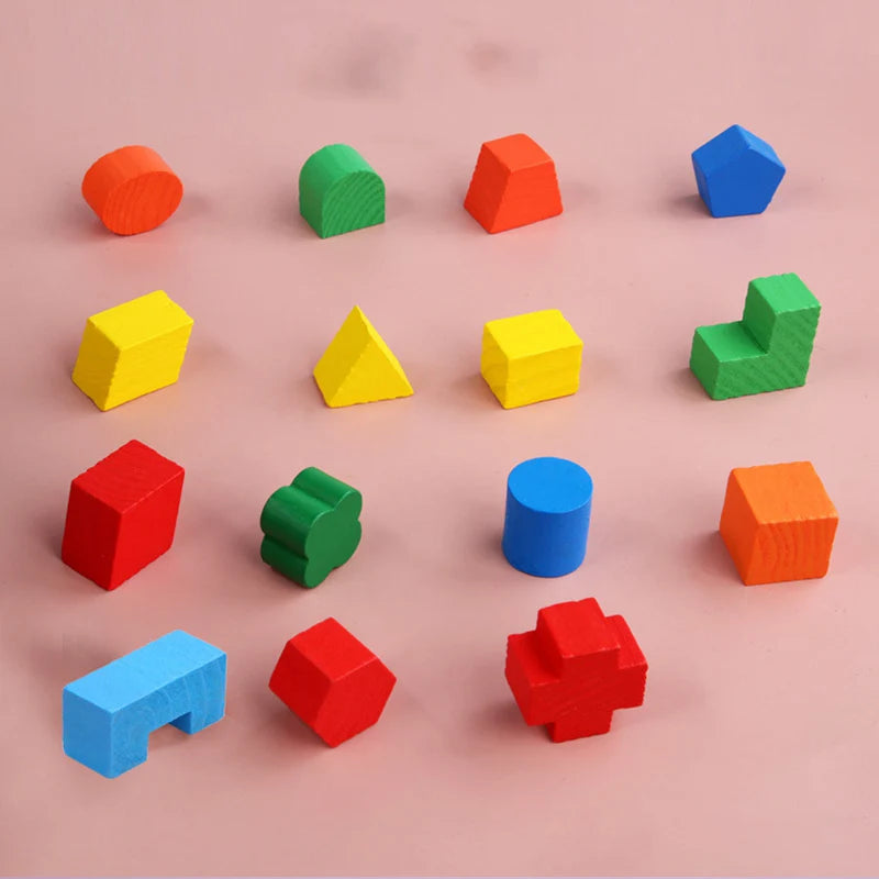 Montessori Shape Matching Intelligence Box