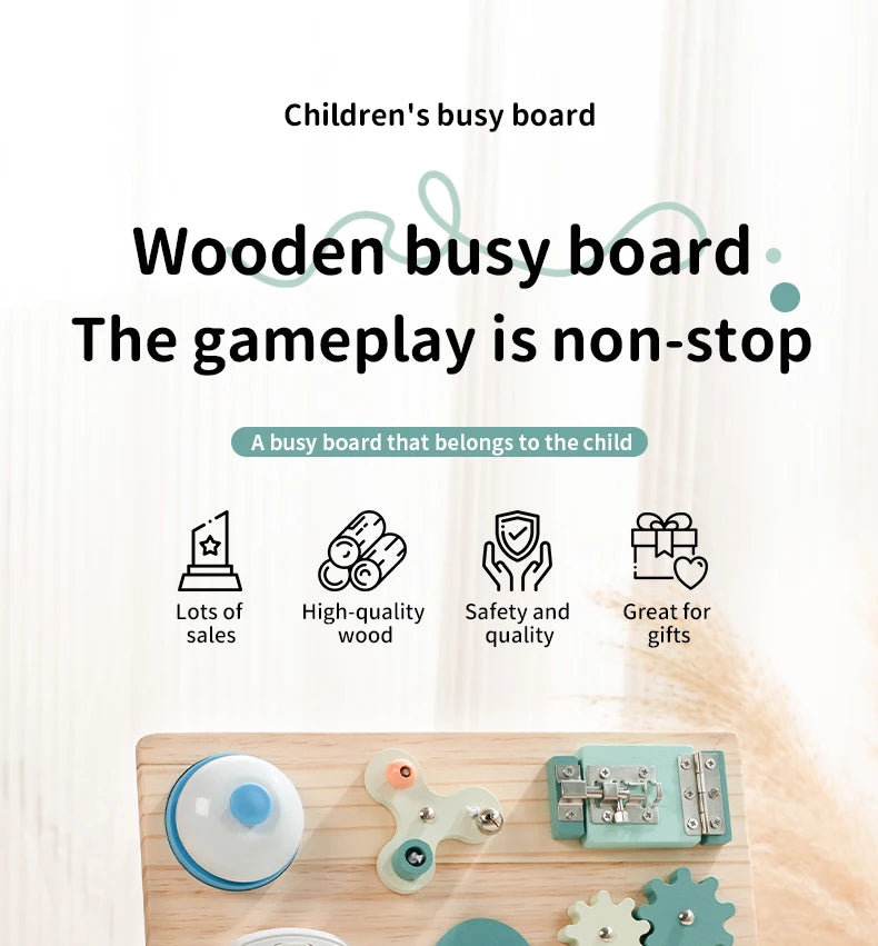 Montessori Busy Board