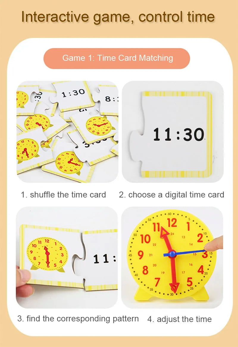 Montessori Time Learning Kit