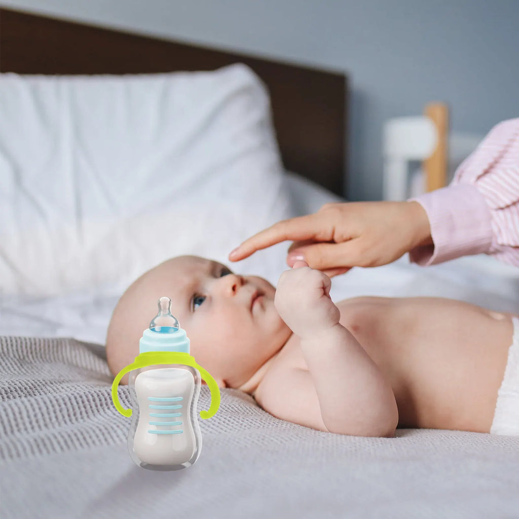 5Pcs Baby Bottle Handle Accessories Universal Fit Wide Neck Ergonomic Plastic Non Slip Grip for Feeding Toddlers Newborns