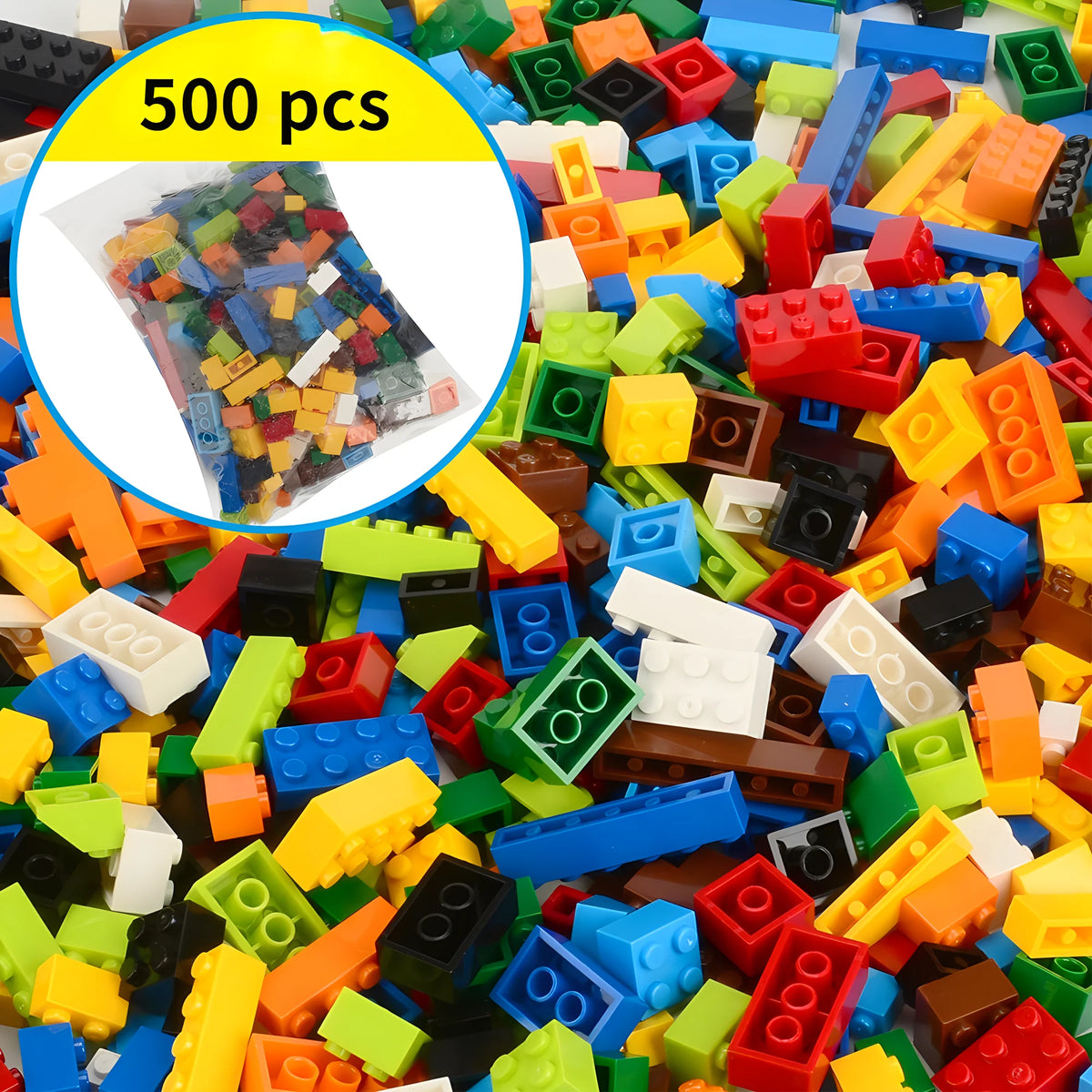 Creative Building Bricks Bulk Set