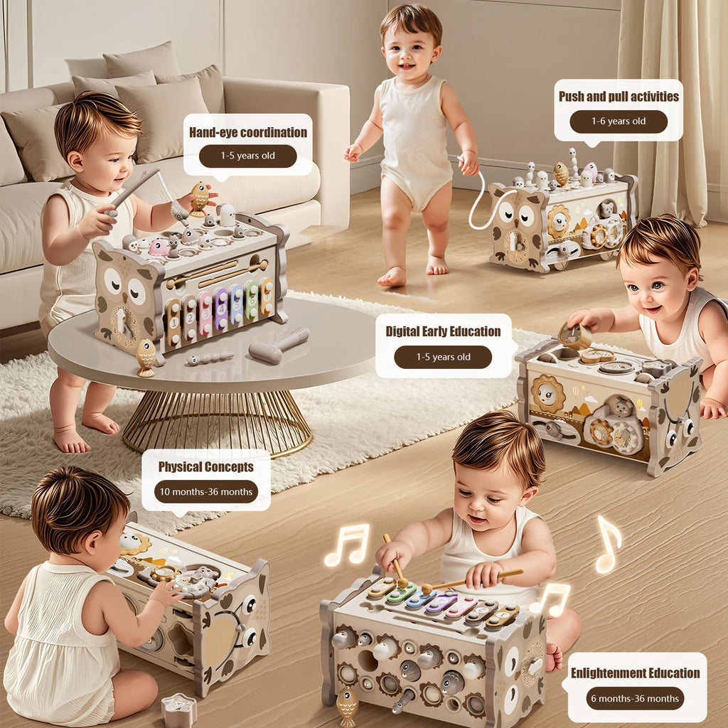 Montessori Owl Activity Cube™