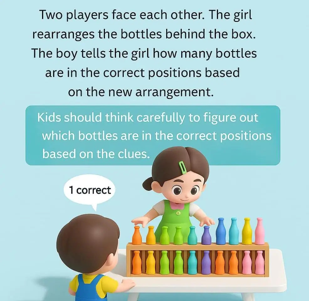 Colour Match Bottle Memory Game