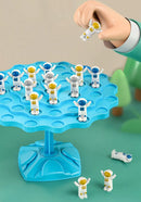 Fun Frog Balance Tree Children Math Toys Balancing Board Game Parent-child Interaction Tabletop Balance Game Toy Gift for Kids