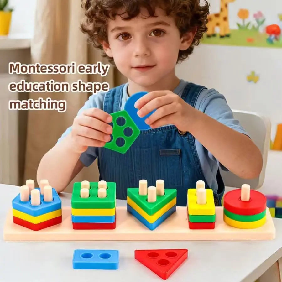 Montessori Shape Matching Board