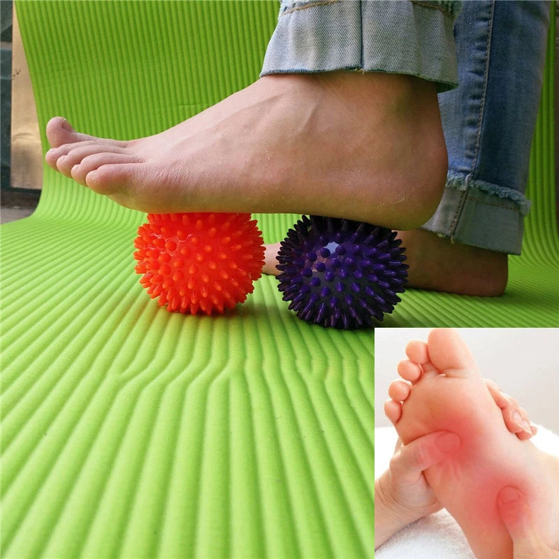 Massage Ball Spiky Hard 7.5CM Stress Reflexology Acupressure Occupational Therapy Sensory Fidget Toys Adults Kids