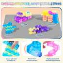 40 PCS Sensory Soft Building Blocks for Toddlers Squishy Stacking Toy Set Stretchable Early Learning Construction Playset