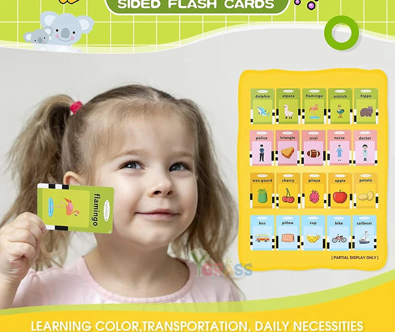 Educational Language And Literacy Learning Toys Talking Flash Cards Kids Games Audio Book Gift Russian Alphabet Spanish French
