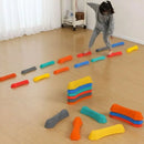 Balance Board Single Wooden Bridge Children's Sensory Training Device Kindergarten Sports Cross River Stone Toy Equipment