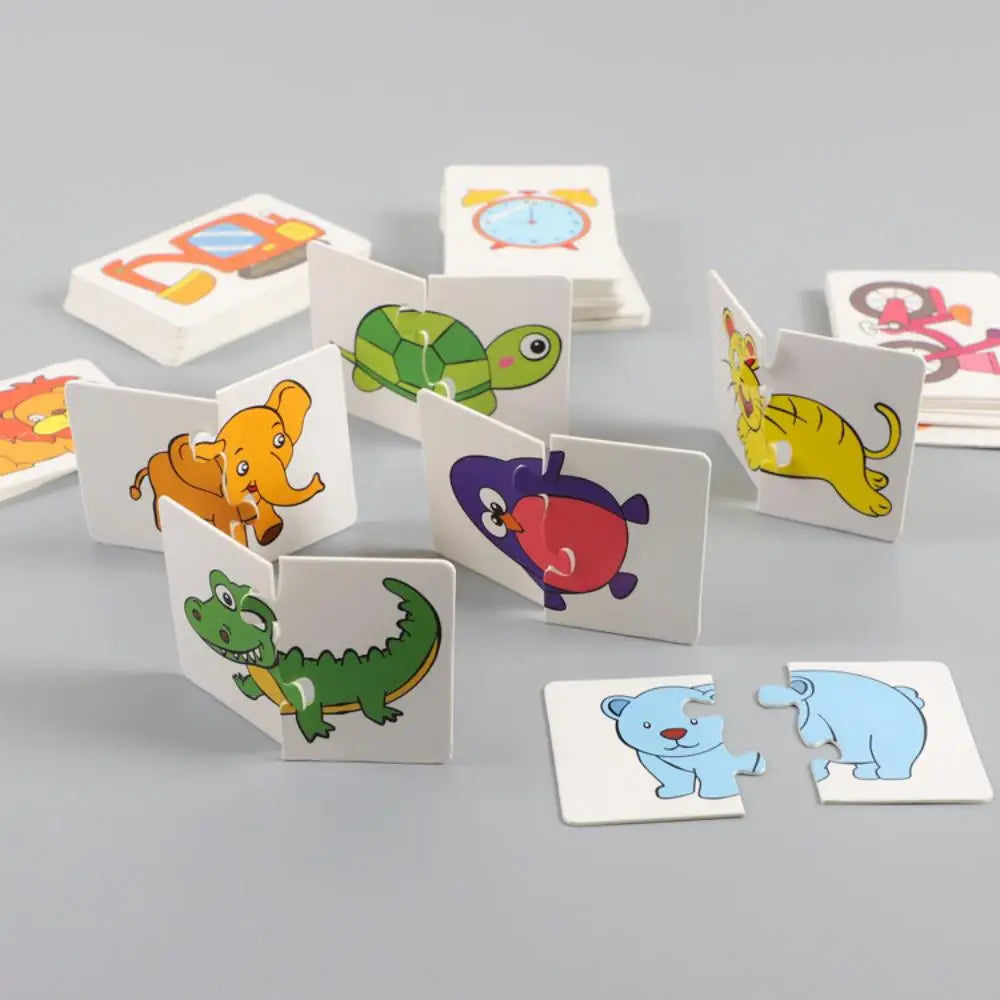 Montessori Matching Cards Puzzle