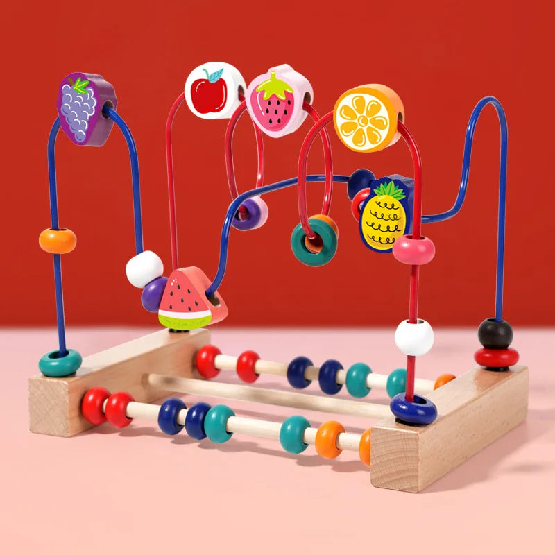 Wooden Animal Bead Maze