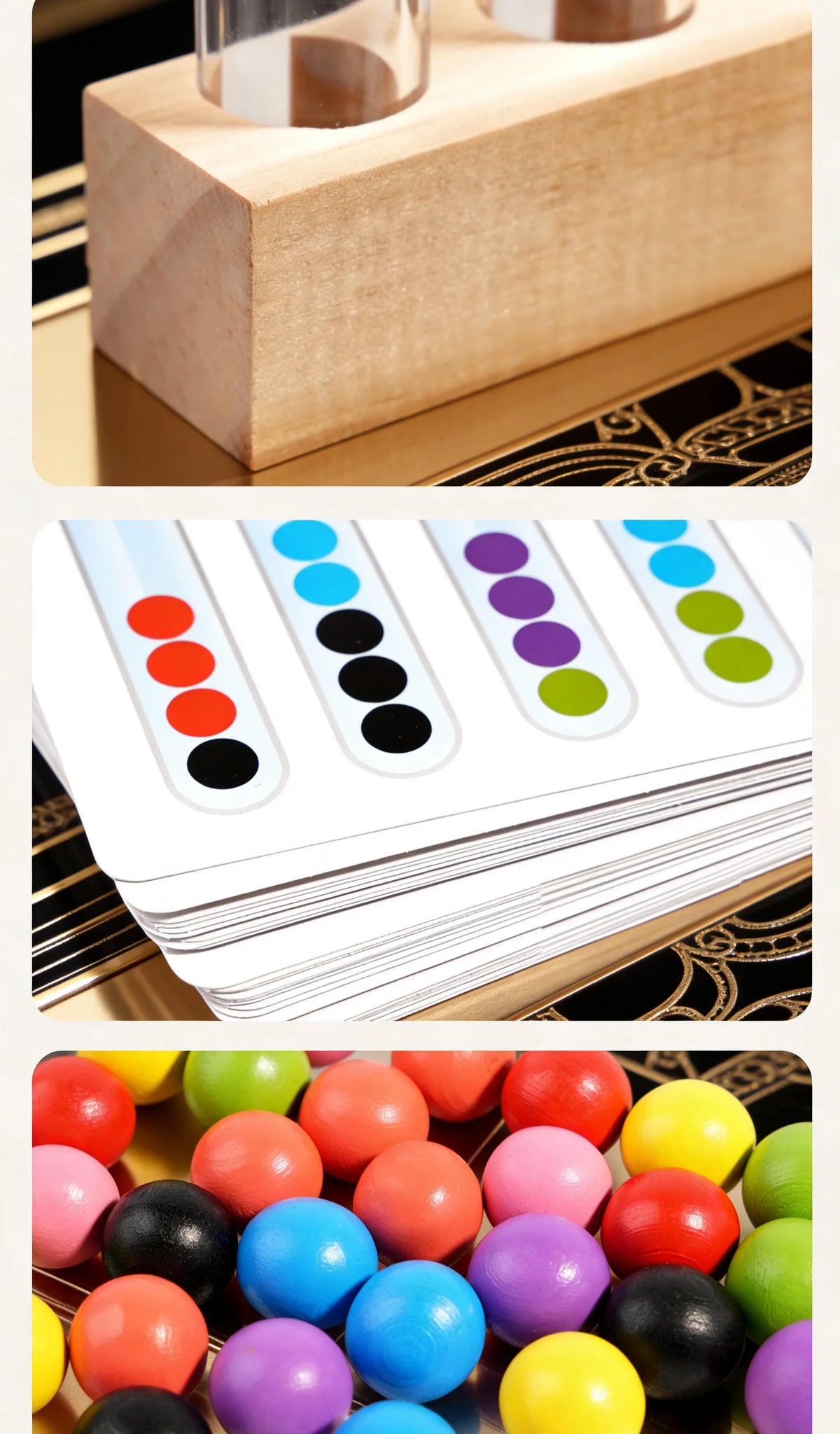 Color Bead Sorting & Tweezers
