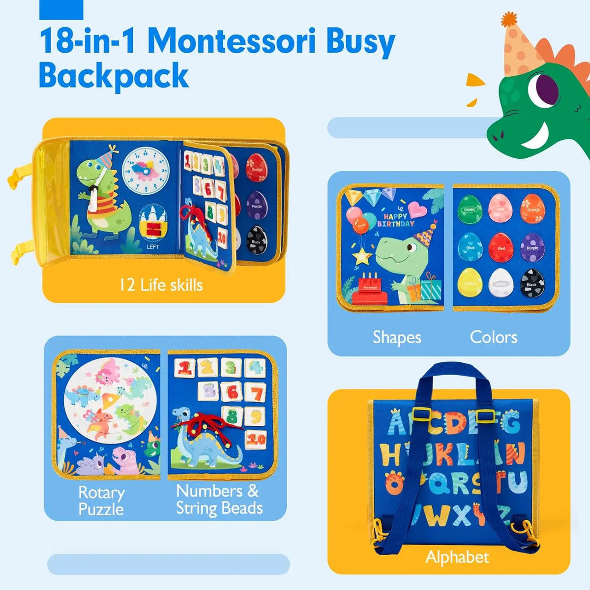Montessori Busy Backpack