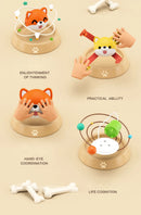 Baby Busy Board Cube Montessori Sensory Toys for Toddler Educational Learning Activities Travel Toy Lock Box Fine Motor Skill