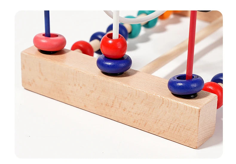 Wooden Animal Bead Maze