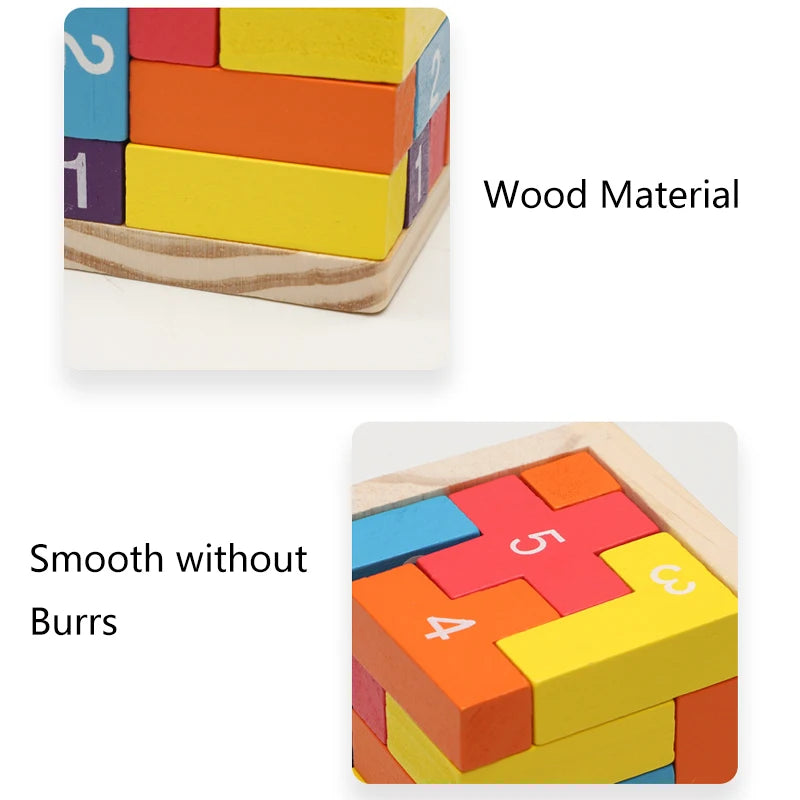 Colorful Luban Lock Cube