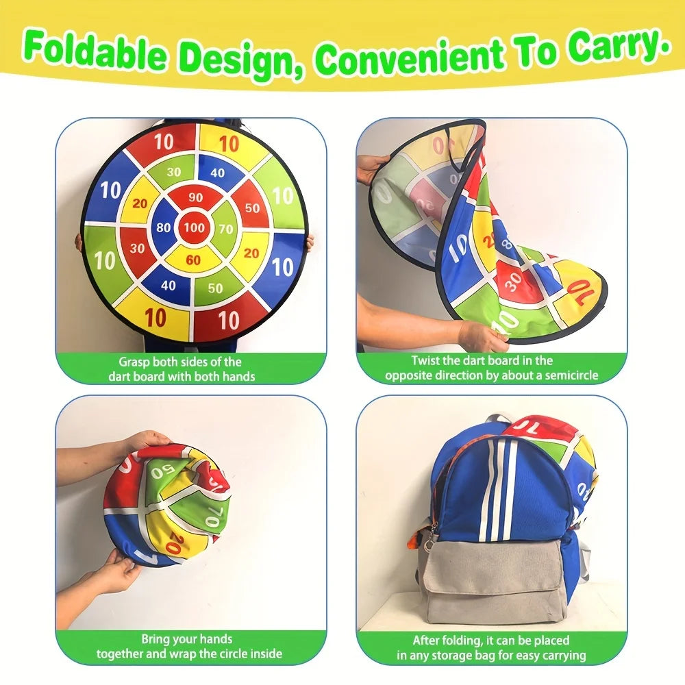 Montessori Sticky Dartboard Game