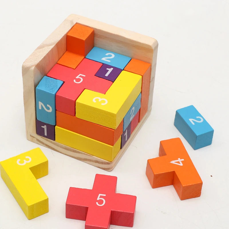 Colorful Luban Lock Cube