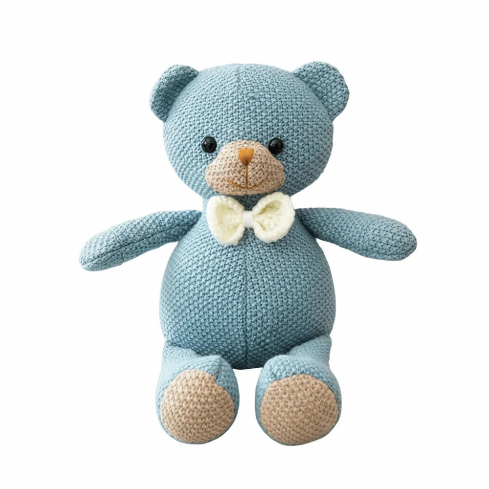 Cute Design Crocheted Wool Plush Toy Kawaii Style Soothing Texture Soft Stuffed Plush Toy Children Gits Educational Plush Toy