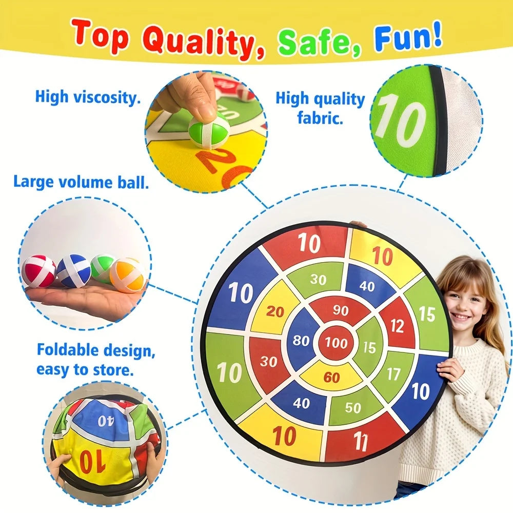 Montessori Sticky Dartboard Game