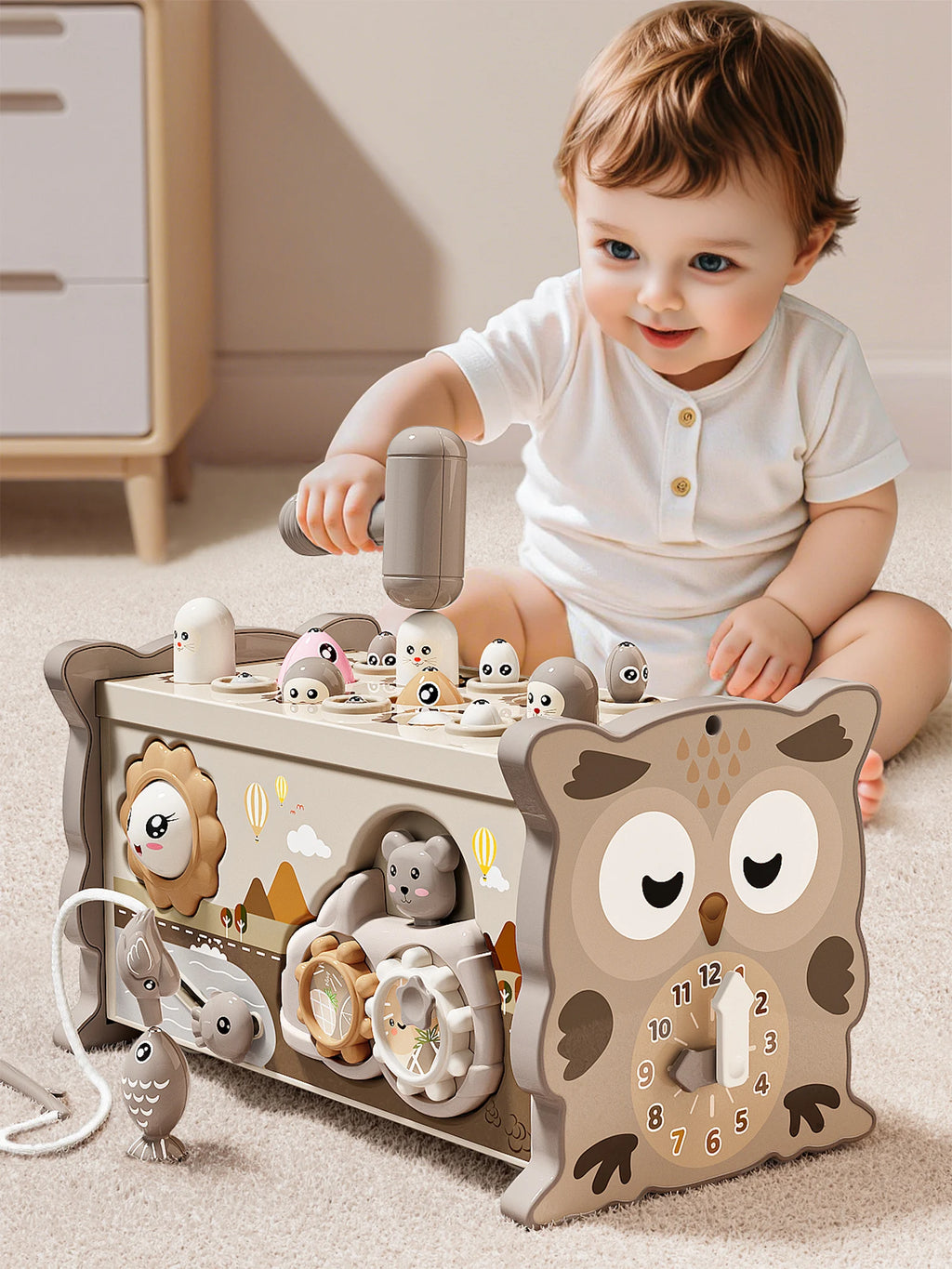 Montessori Owl Activity Cube™
