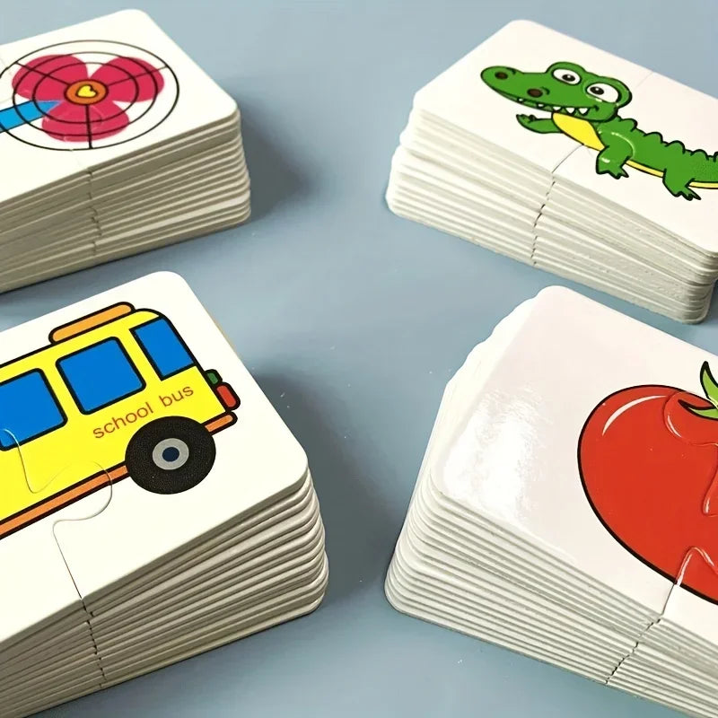 Montessori Matching Cards Puzzle