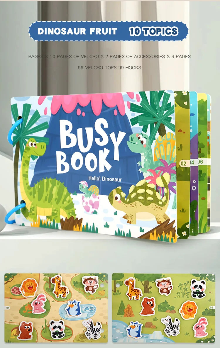 Dinosaur Busy Book