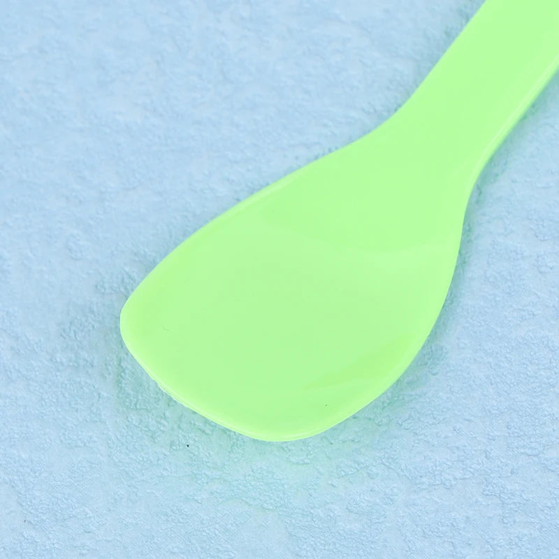 100Pcs Mini Plastic Spoons Flatware Spoons For Jelly Ice Cream Dessert Appetizer Plastic Spoon For Party Supplies