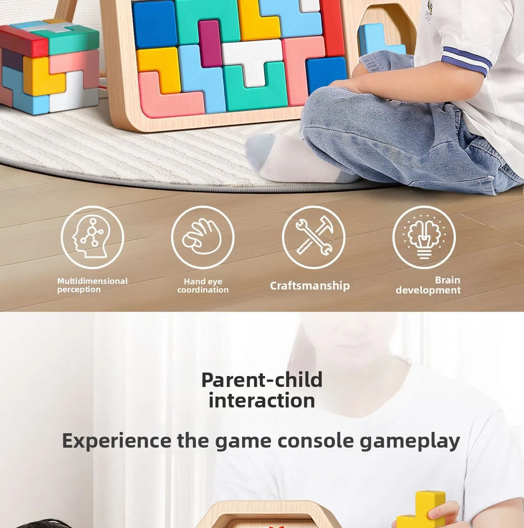 StackMind Wooden Puzzle